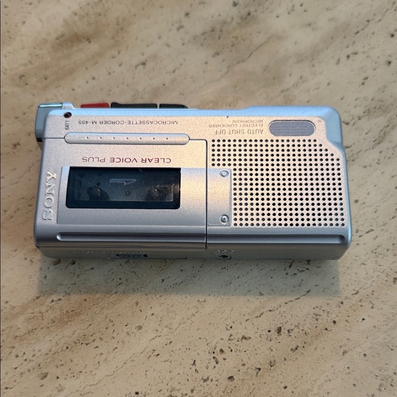 Sony Gray Microcassette Recorder M-455 - Picture 1 of 9